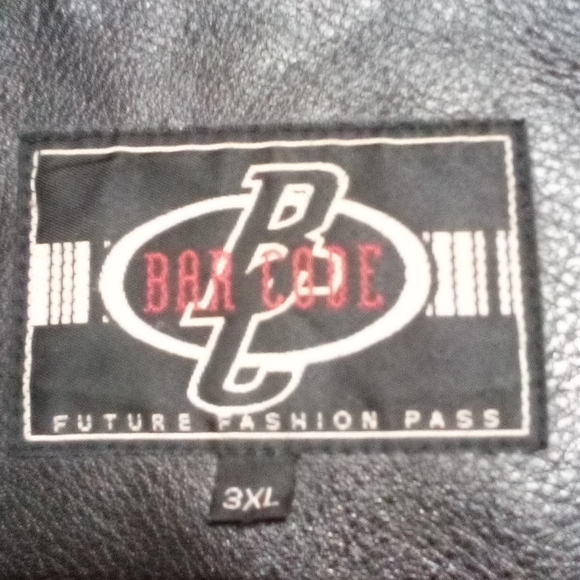 Barcode leather jacket - Picture 2 of 4